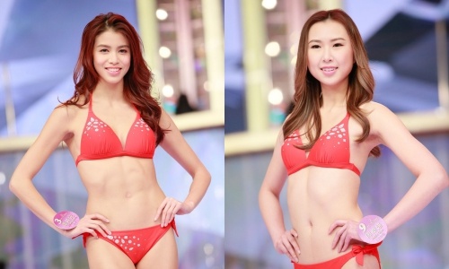 Nguoi dep Hoa hau Quoc te Trung Quoc lo nhuoc diem vi bikini hinh anh