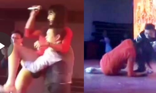 Nu dien vien TQ bi sam so va quang xuong dat anh 3