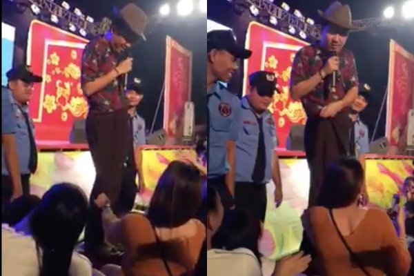 Duong Trieu Vu Truong Giang gap su co san khau anh 3