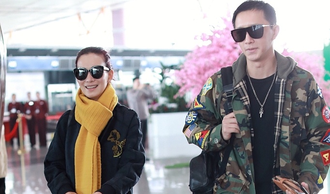 Sao nu 'Chien lang' ra mat gia dinh Han Geng dip Tet hinh anh