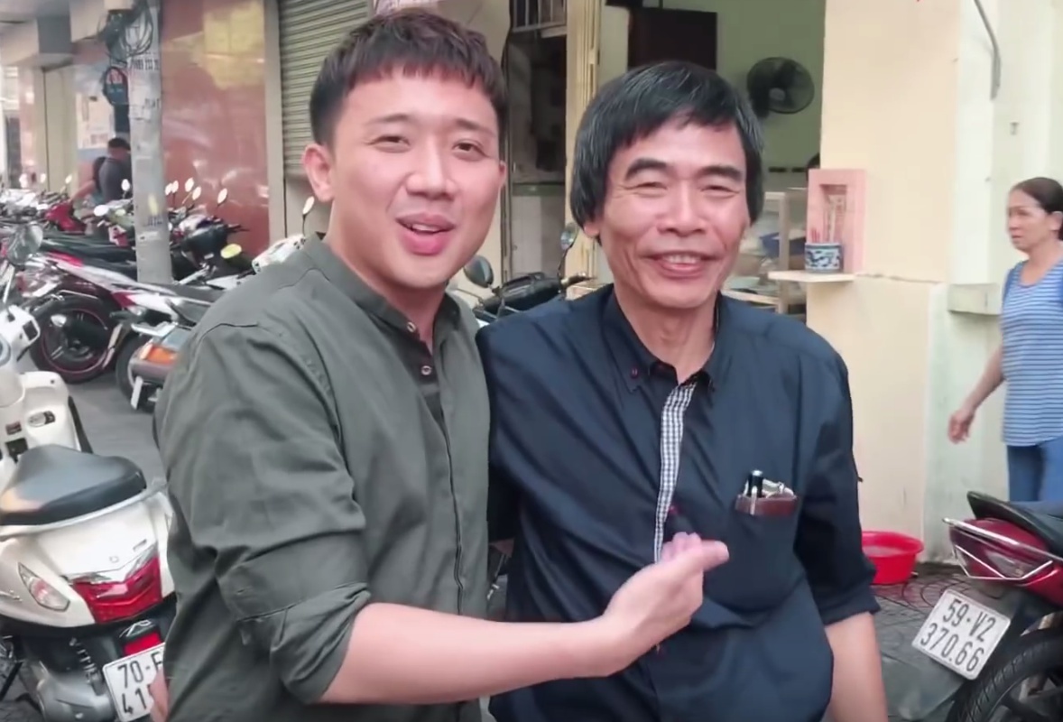 Tran Thanh,  Hari Won gap TS Le Tham Duong anh 3