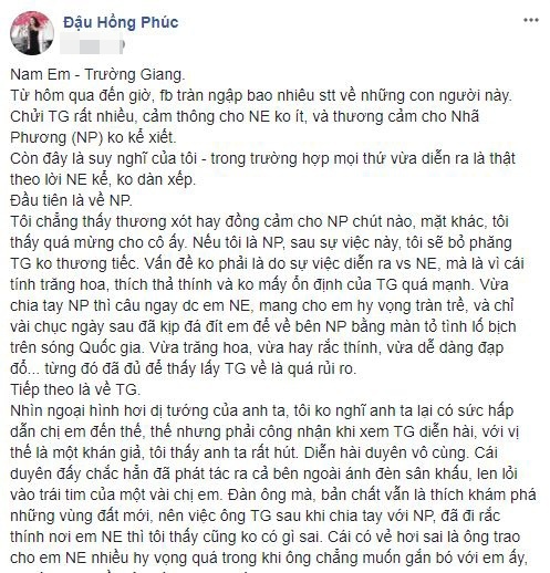 Sao Viet khuyen Nha Phuong bo Truong Giang anh 3