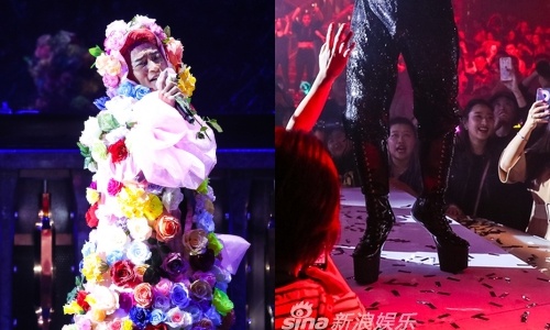 Tai tu 'Hoan Chau cach cach' bi la o vi mac phan cam tren san khau hinh anh