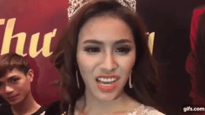 Clip Thu Dung ap ung va lien tuc noi khong biet khi bi hoi ve Ky Duyen hinh anh