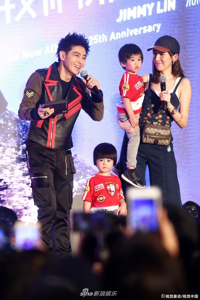 Lam Chi Dinh dua vo con anh 3