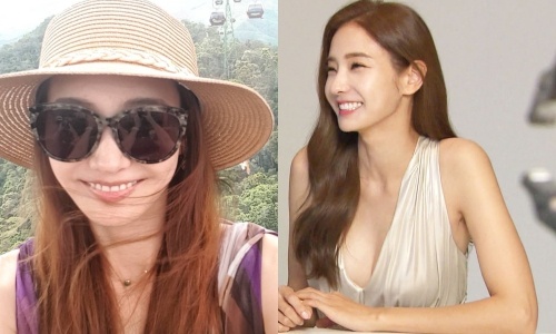 Sao nu 'Trai tim mua thu' duoc chao don khi khoe anh o Da Nang hinh anh