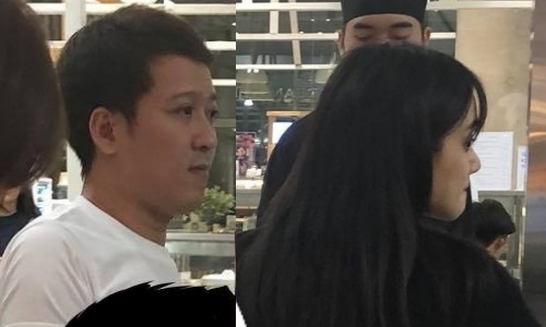 Anh Truong Giang ben Nha Phuong o Thai Lan gay chu y hinh anh