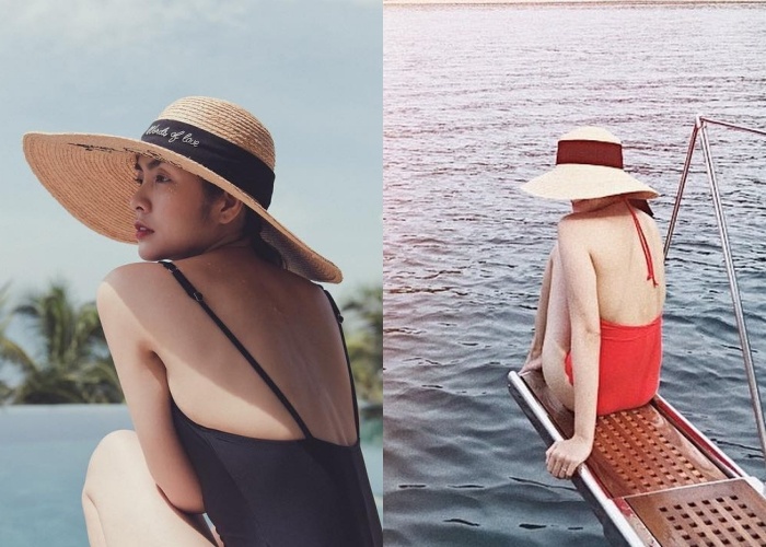 Sao Viet dien bikini ngay nang anh 4