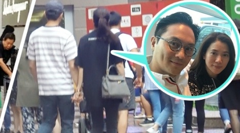 25 nam ben nhau, Truong Tri Lam van nam chat tay vo hoa hau tren pho hinh anh