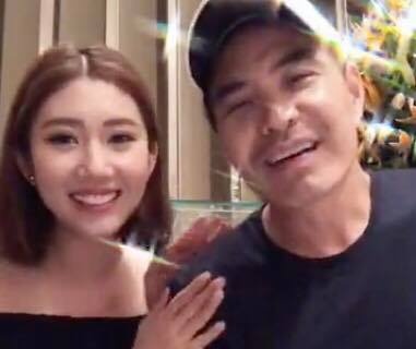 Thuy Ngan, Trung Dung hen ho an toi sau nghi van phim gia tinh that hinh anh