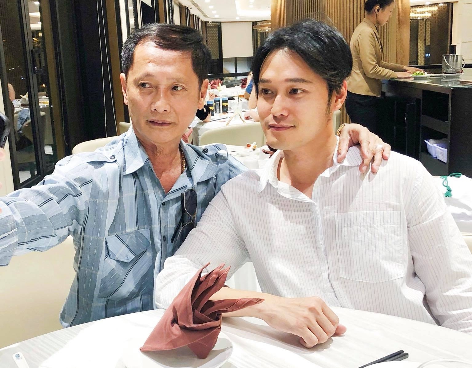 Ca si Quang Vinh lan dau cong bo anh cha ruot anh 1