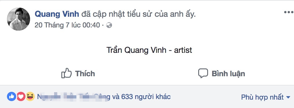 Ca si Quang Vinh lan dau cong bo anh cha ruot anh 2
