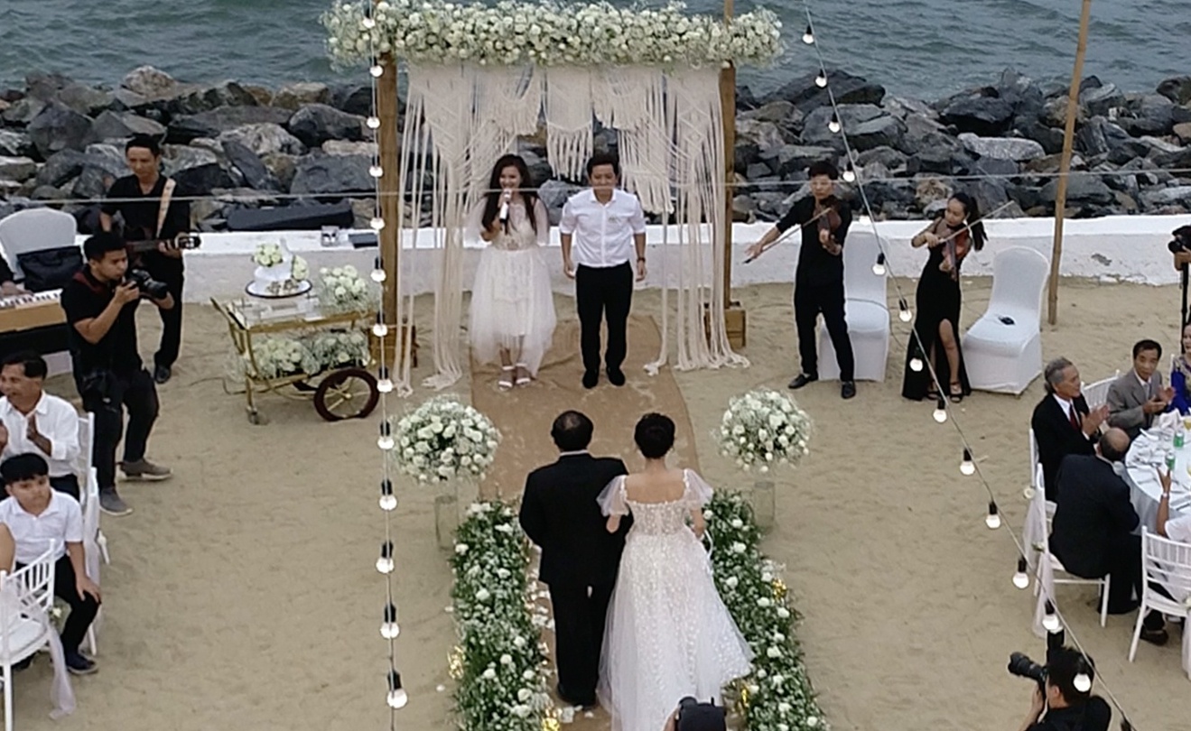 Anh hiem trong le dinh hon cua Truong Giang, Nha Phuong o Hoi An hinh anh