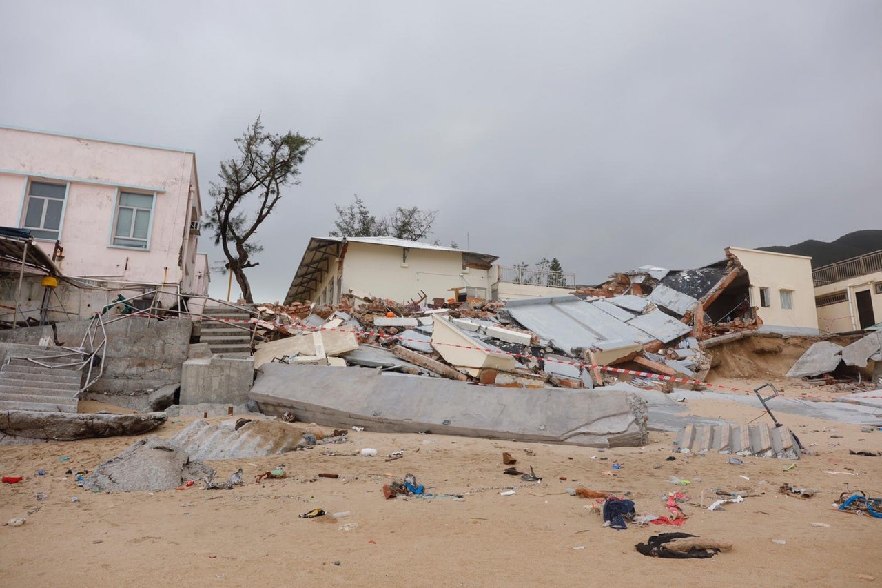 Diem quay phim cua Chau Tinh Tri va TVB bi bao Mangkhut danh sap hinh anh