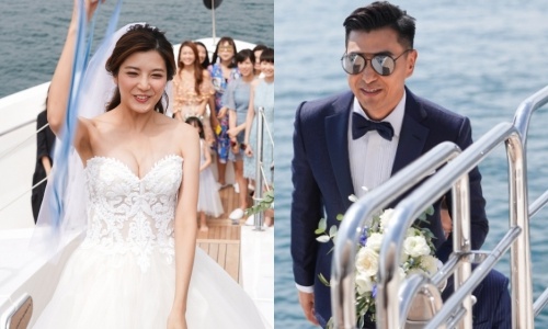 Le cuoi tren du thuyen cua tai tu TVB va nguoi dep kem 13 tuoi hinh anh