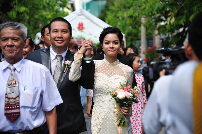 Quang Huy ly hon Pham Quynh Anh anh 3