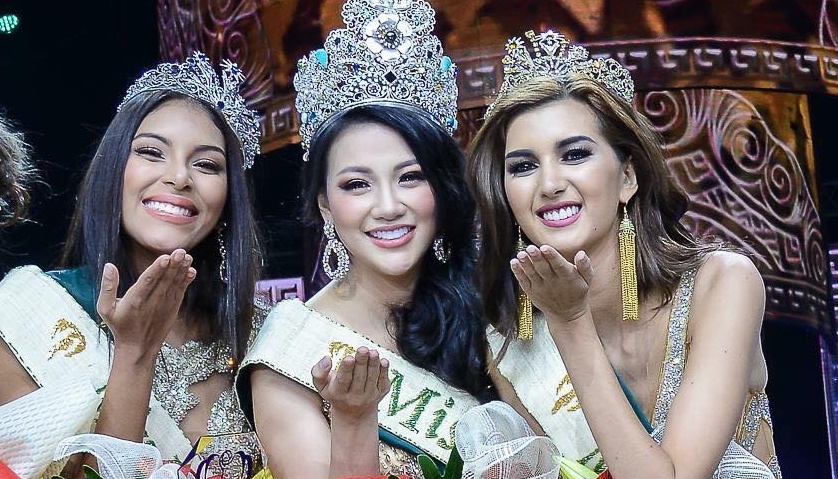 Phuong Khanh vuong tin mua giai Hoa hau Trai dat 2018, e-kip len tieng hinh anh