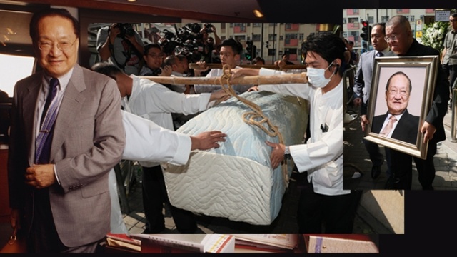 Jack Ma, Truong Ky Trung dua tang nha van Kim Dung hinh anh