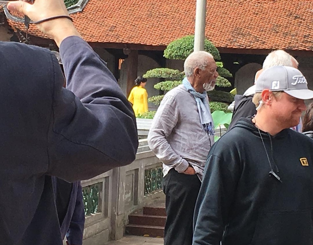 Morgan Freeman toi Viet Nam anh 2
