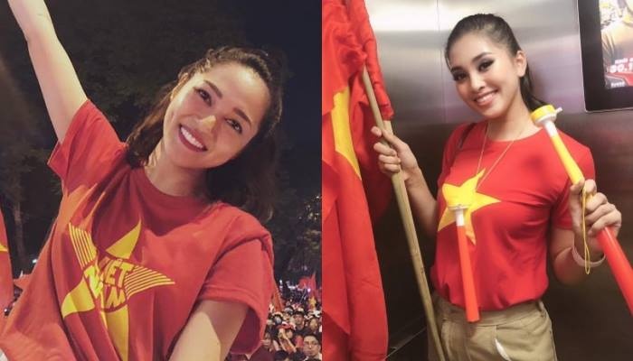 Hang loat sao Viet xuong duong di bao mung chuc vo dich AFF Cup 2018 hinh anh