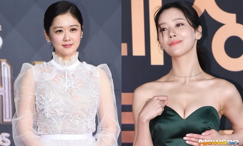 Dan my nhan Han Quoc cuon hut tren tham do cuoi nam hinh anh