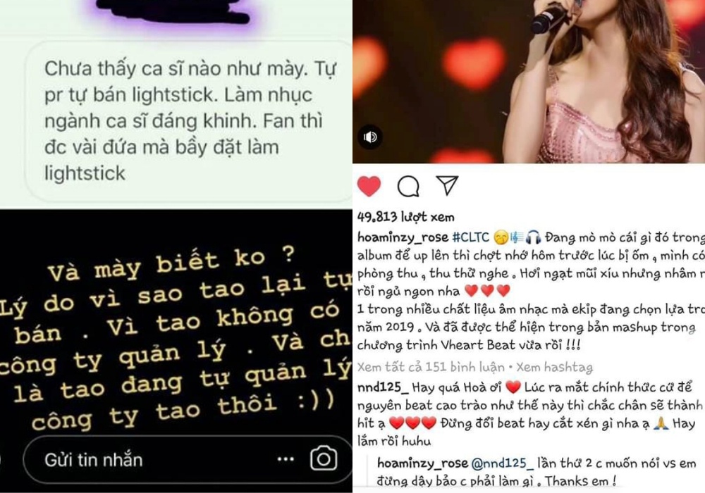 Hoa Minzy va mieng anh 2