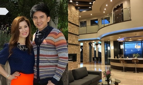 Biet thu cua Dan Truong, Ha Tang va dan sao dip can Tet hinh anh