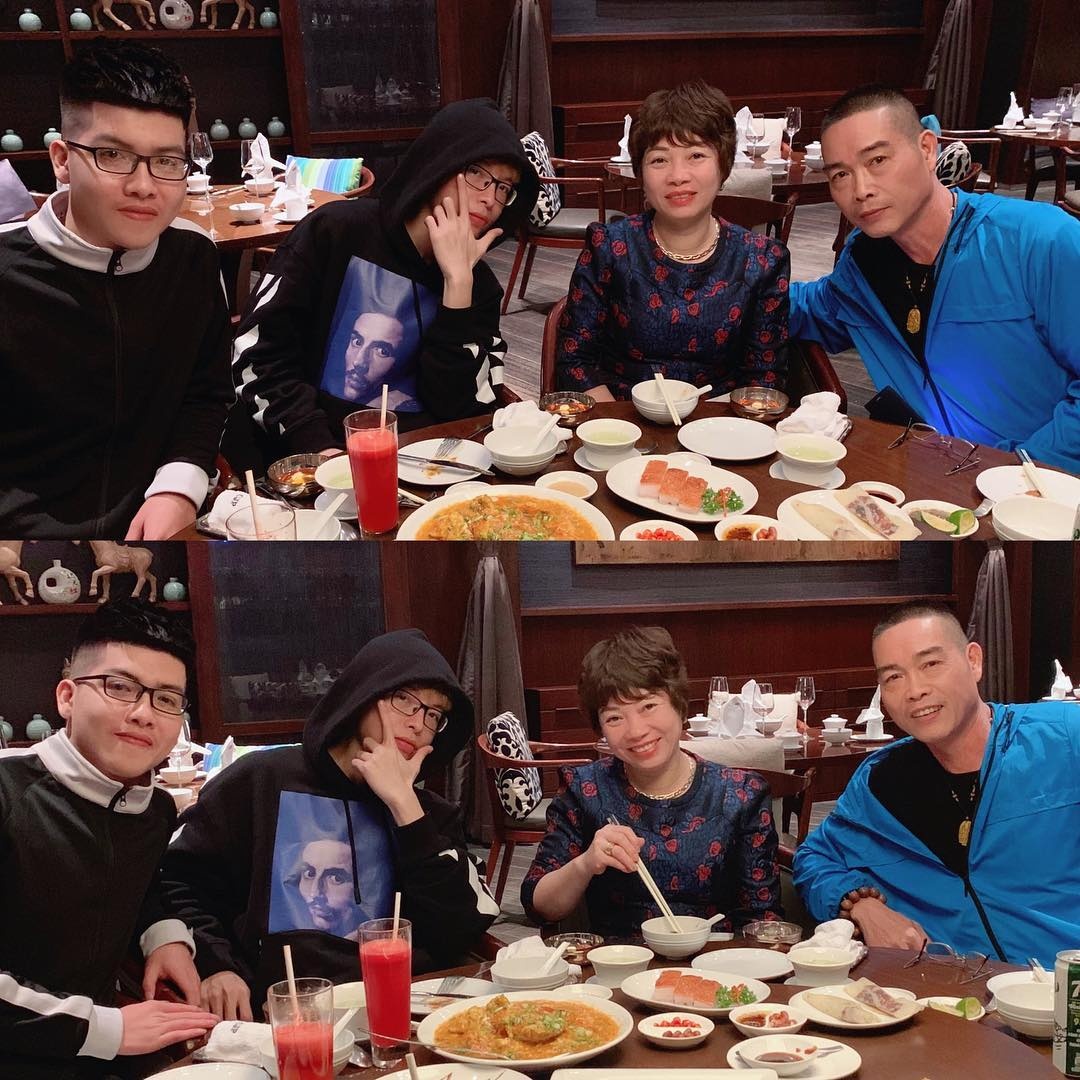 Dam Thu Trang don Tet ben gia dinh Cuong Do La anh 9