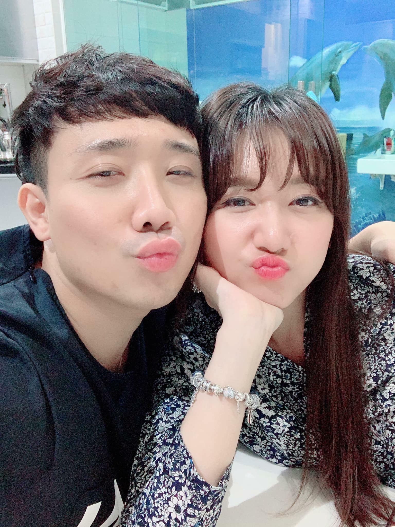 Dam Thu Trang don Tet ben gia dinh Cuong Do La anh 6