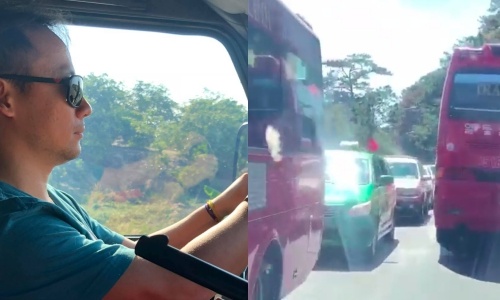 Vo chong rapper Tien Dat gap canh un tac khi du lich Da Lat dip Tet hinh anh