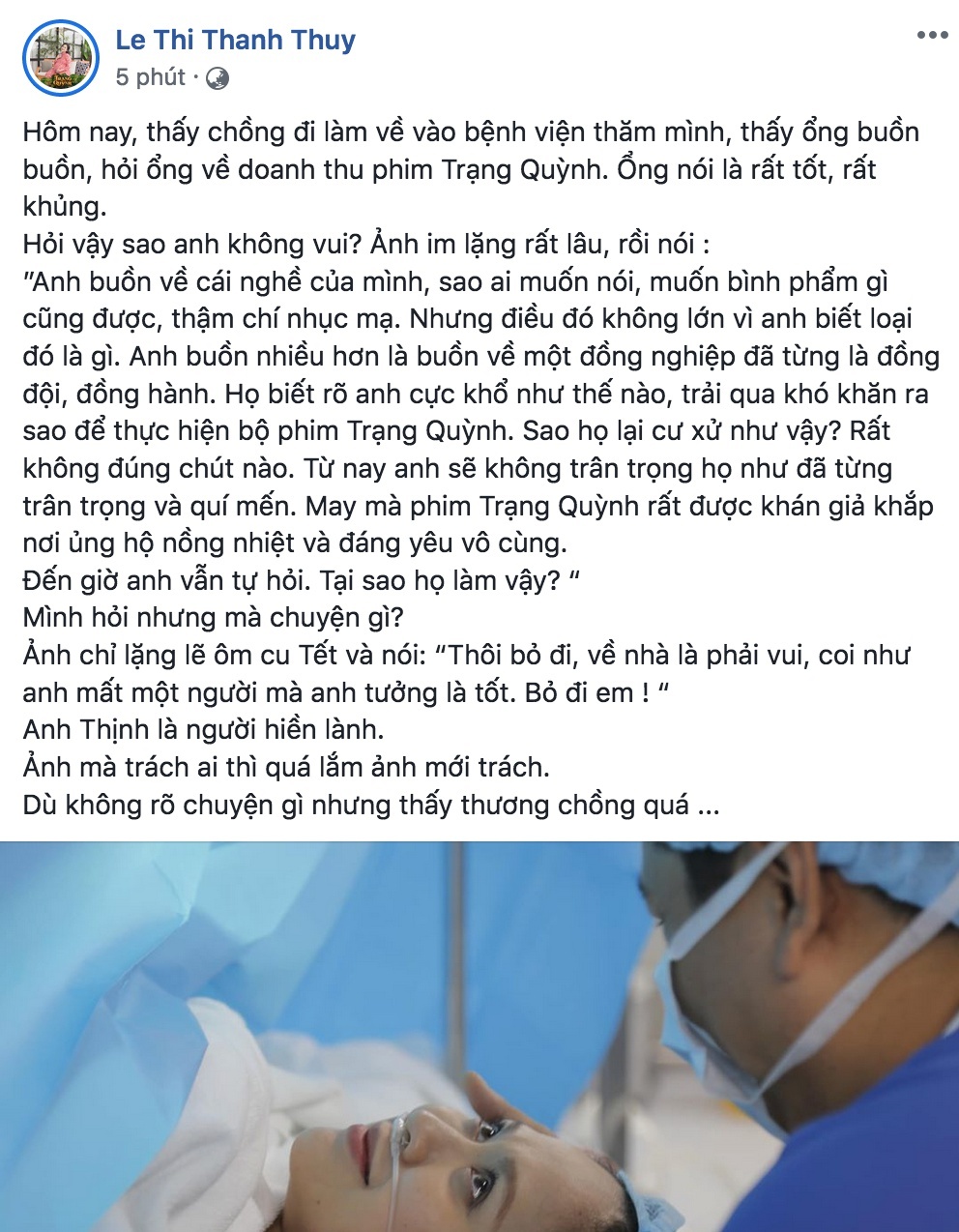 Duc Thinh buon ve dong nghiep anh 1