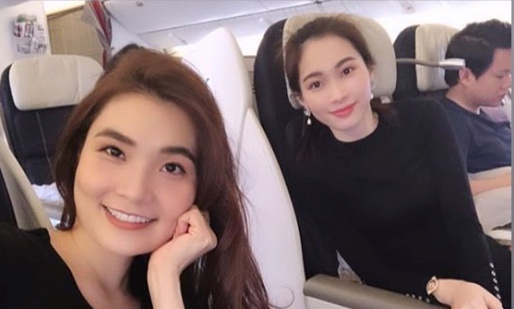 Vo chong Hoa hau Dang Thu Thao, Thuy Diem du lich dau nam hinh anh