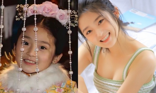 Sao nhi 'Bo bo kinh tam' thanh thieu nu xinh dep, goi cam o tuoi 17 hinh anh