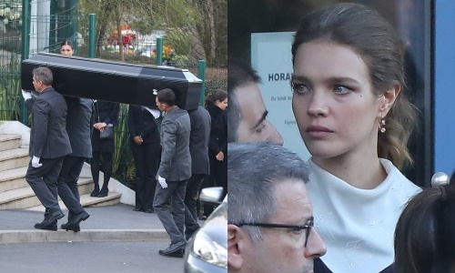 Cong chua Monaco, ban be va dan sao den le hoa tang Karl Lagerfeld hinh anh