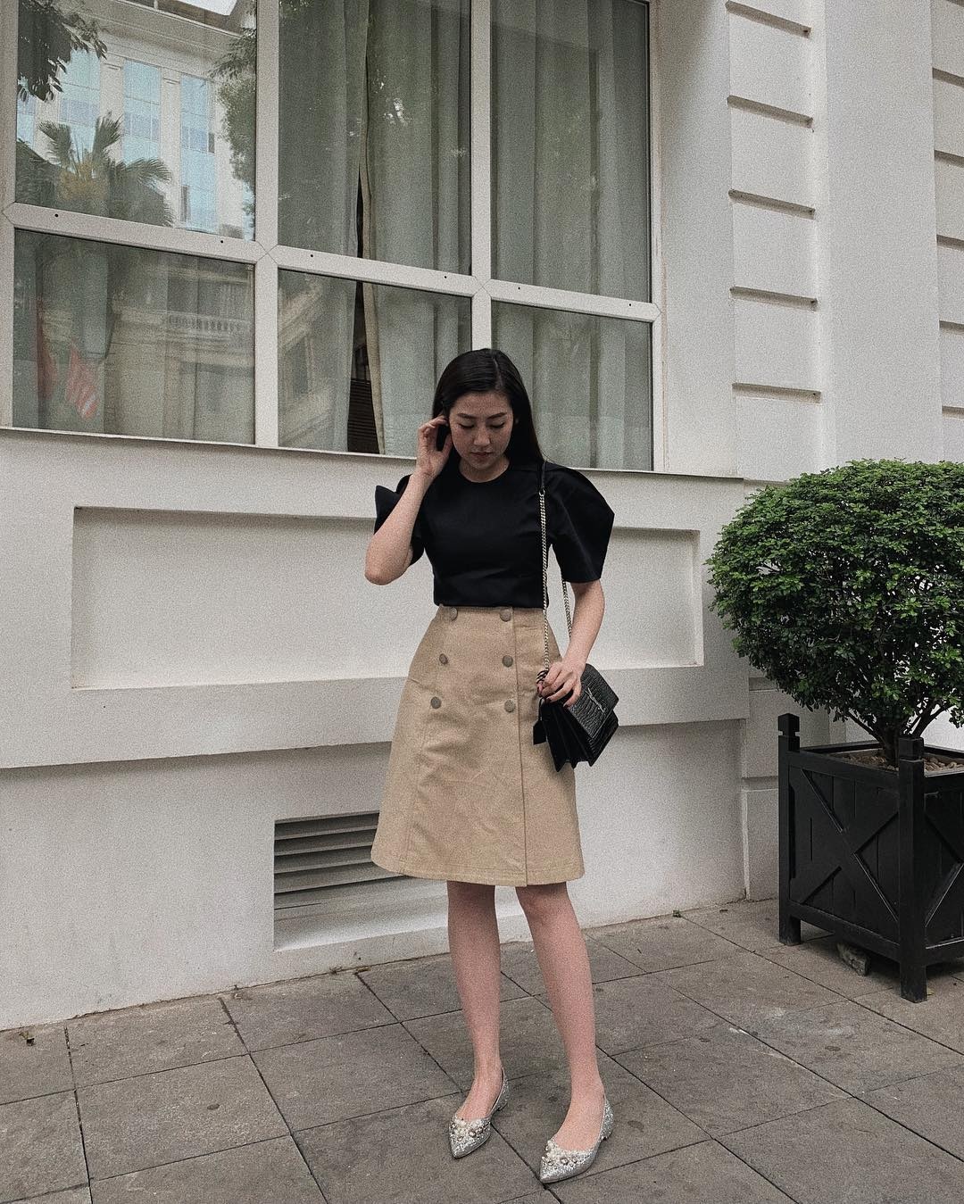 Tu Anh Nha Phuong Than Thuy Ha dang dep sau sinh anh 2