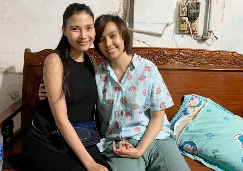 Dien vien 9X tieu tuy khi bi liet nua nguoi sau sinh con hinh anh