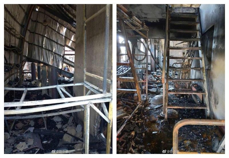 Ngôi đền của gia đình Trần Chí bằng bị phóng hỏa ảnh 1 Ngoi den cua gia dinh Tran Chi bang bi phong hoa anh 1