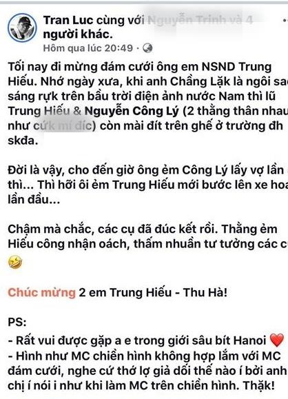 Thành Trung Thảo Vân bị chê dẫn giả dối thớ lợ ảnh 2 Thanh Trung Thao Van bi che dan gia doi tho lo anh 2