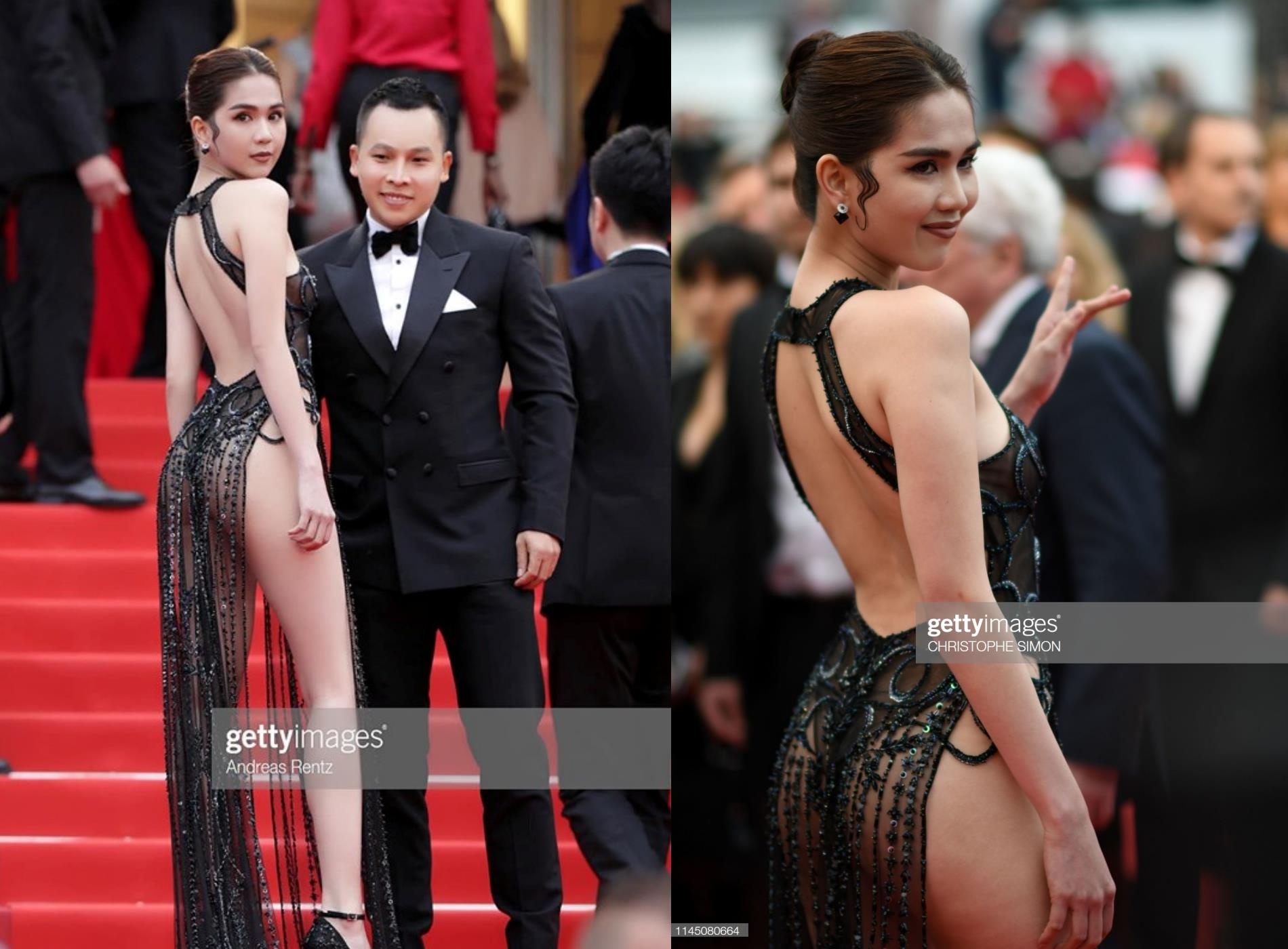 Ngọc Trinh mặc hở bạo ở Cannes ảnh 3 Ngoc Trinh mac ho bao o Cannes anh 3