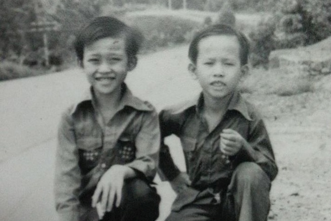 Duong Trieu Vu dang anh thuo nho cua Hoai Linh hinh anh