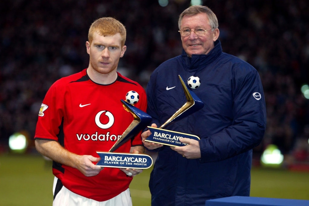 Paul Scholes,  Sir Alex,  Man United,  MU,  Ryan Giggs,  David Beckham anh 3