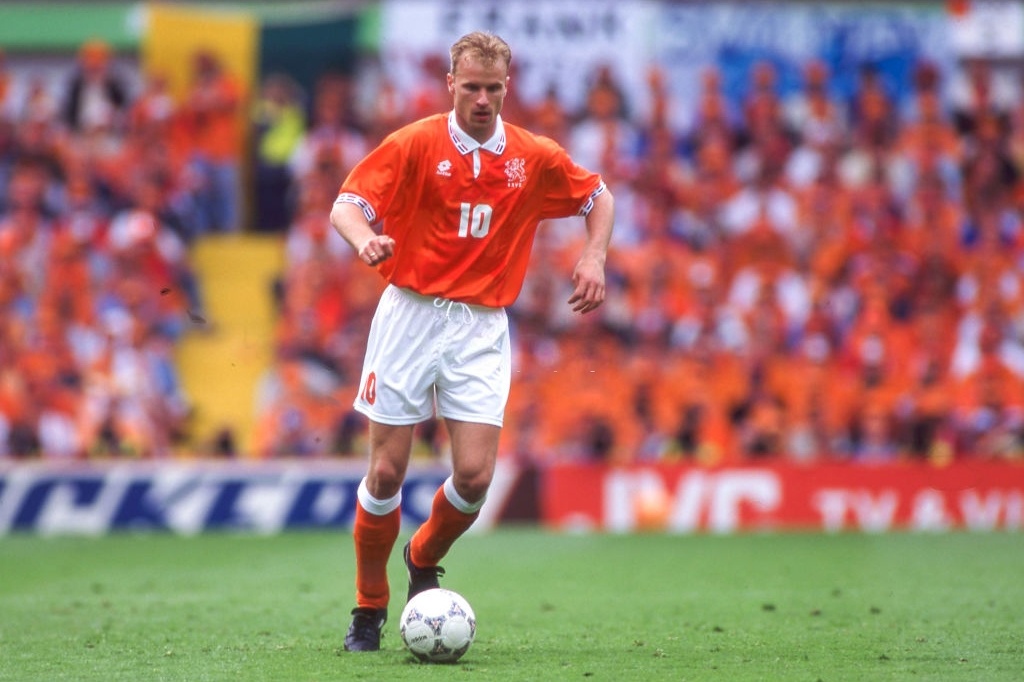 Dennis Bergkamp,  Johan Cruyff,  Bergkamp,  Pep Guardiola anh 4