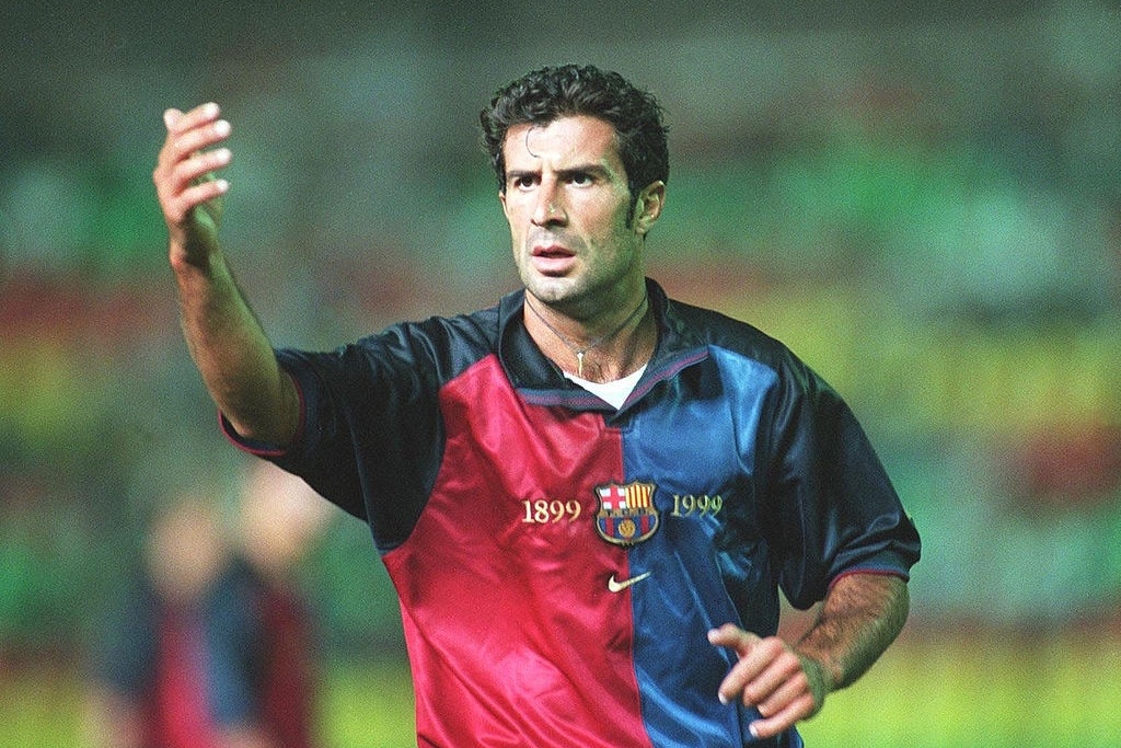 Luis Figo,  Real Madrid,  Barca,  Barcelona,  Florentino Perez anh 2