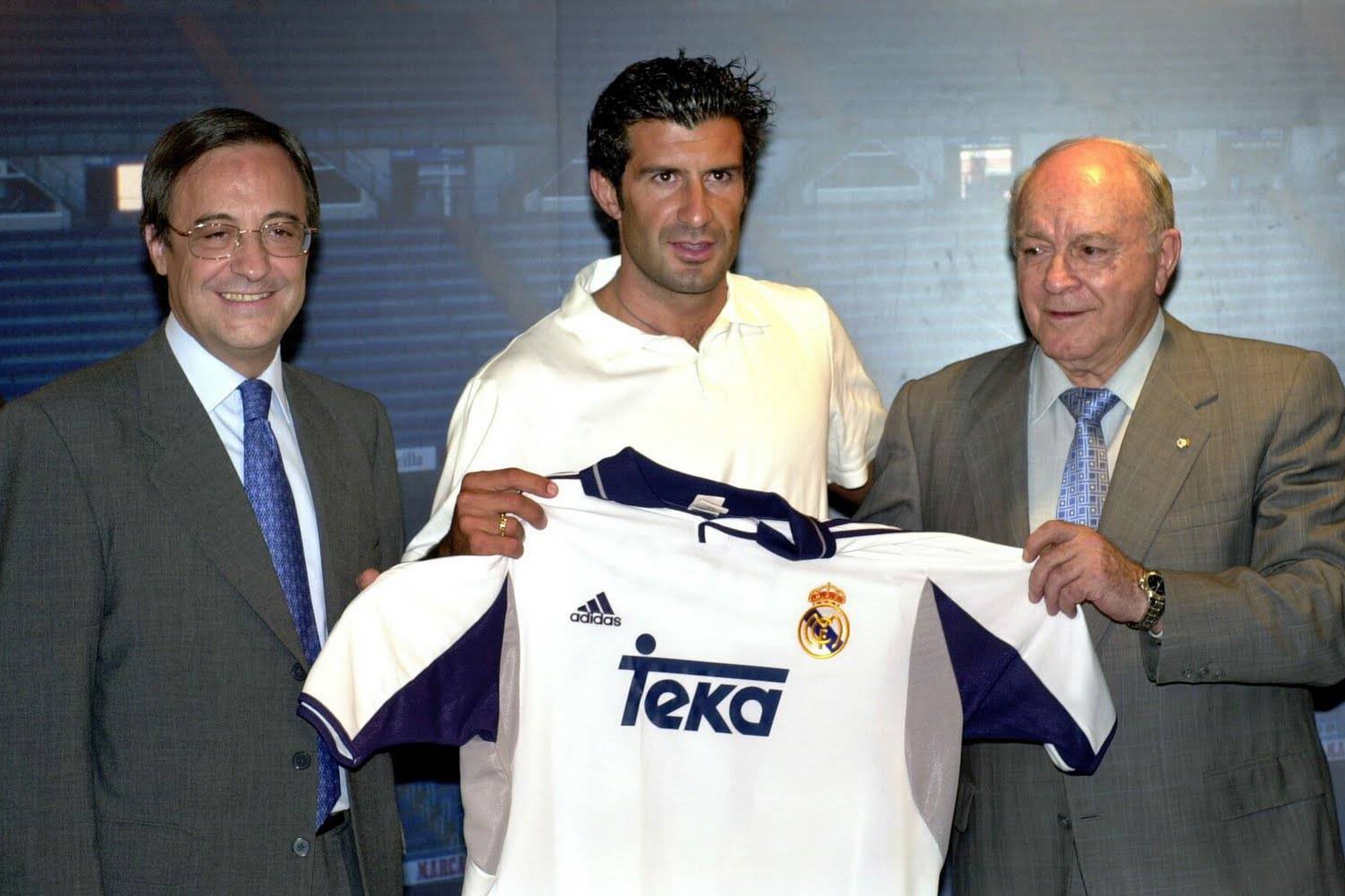 Luis Figo,  Real Madrid,  Barca,  Barcelona,  Florentino Perez anh 3