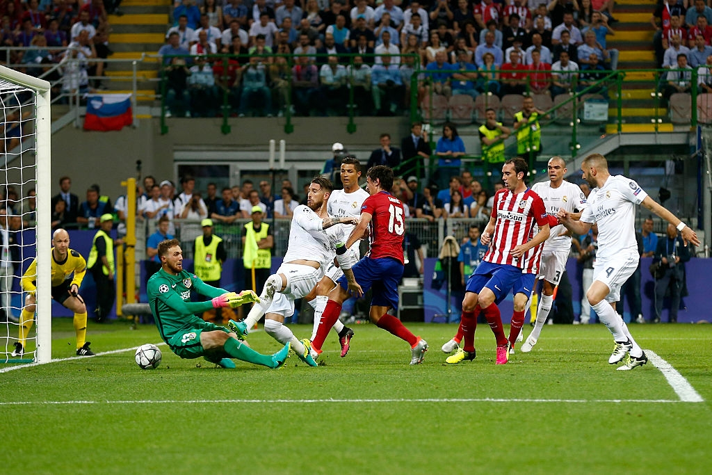 Real Madrid,  Champions League,  Sergio Ramos,  Atletico anh 1