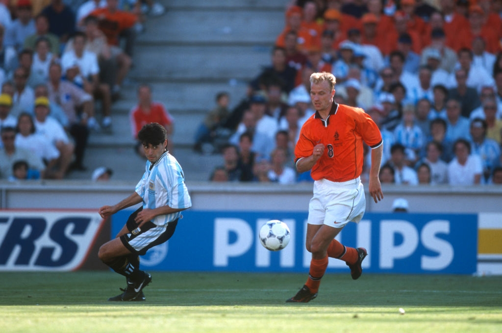 Dennis Bergkamp,  World Cup,  Ha Lan,  Argentina anh 2