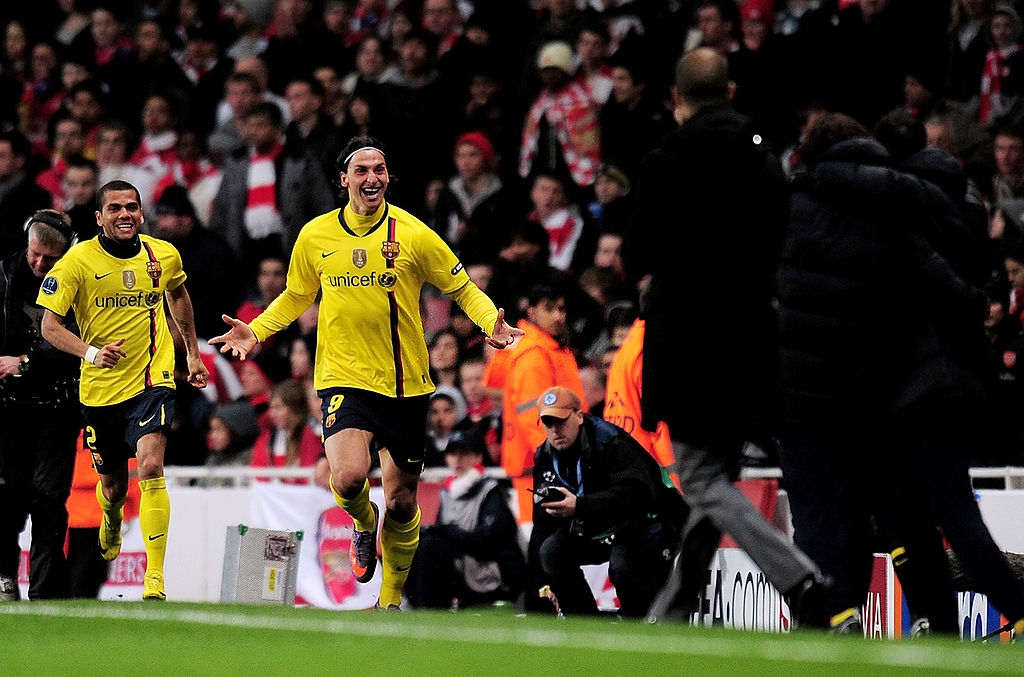 Zlatan Ibrahimovic,  Pep Guardiola,  Jose Mourinho,  Barca,  Barcelona anh 2