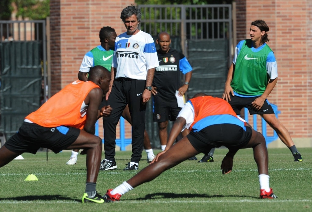 Zlatan Ibrahimovic,  Jose Mourinho,  Inter,  Champions League anh 3
