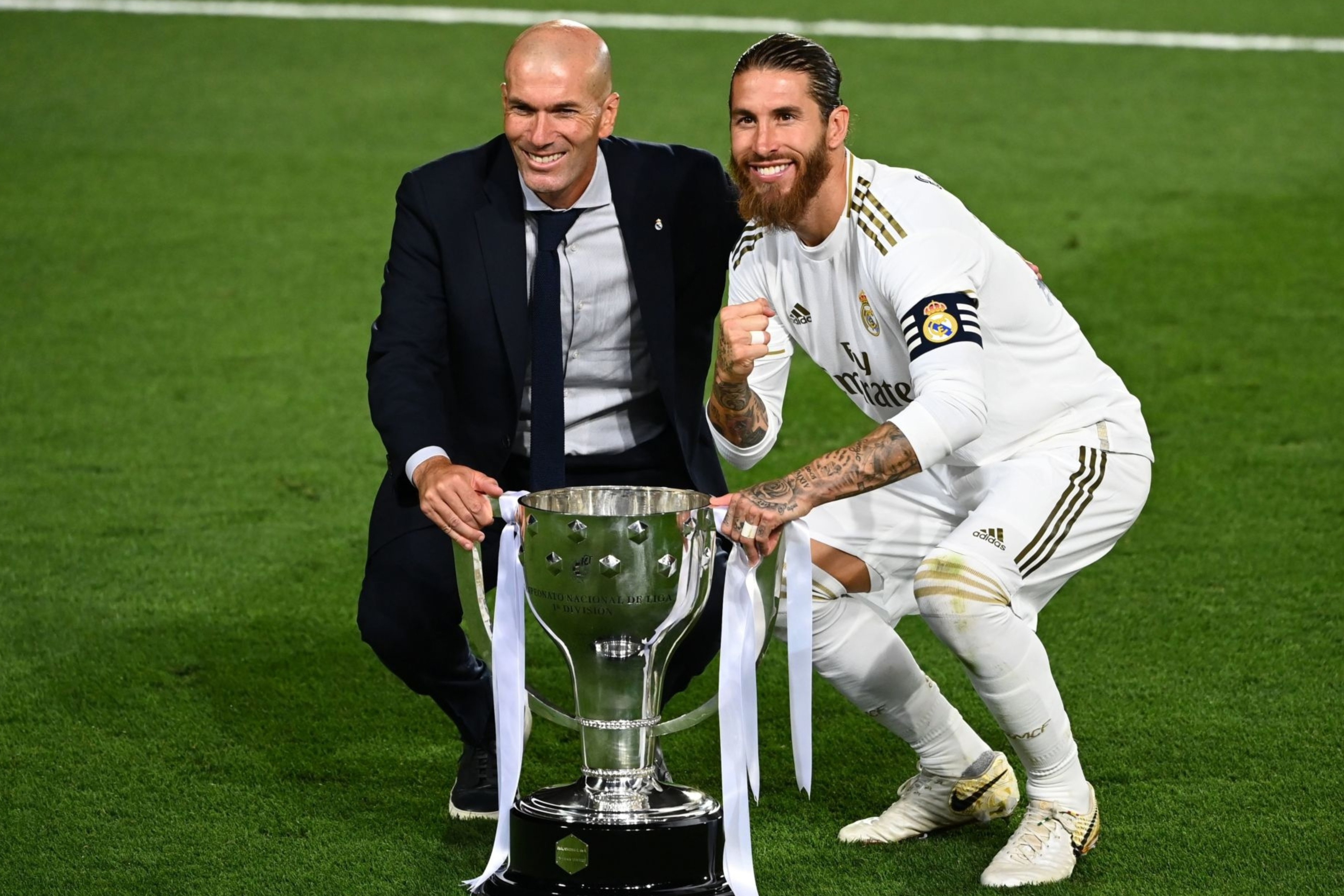 Zidane,  Sergio Ramos,  Real Madrid,  La Liga,  Zinedine Zidane anh 1