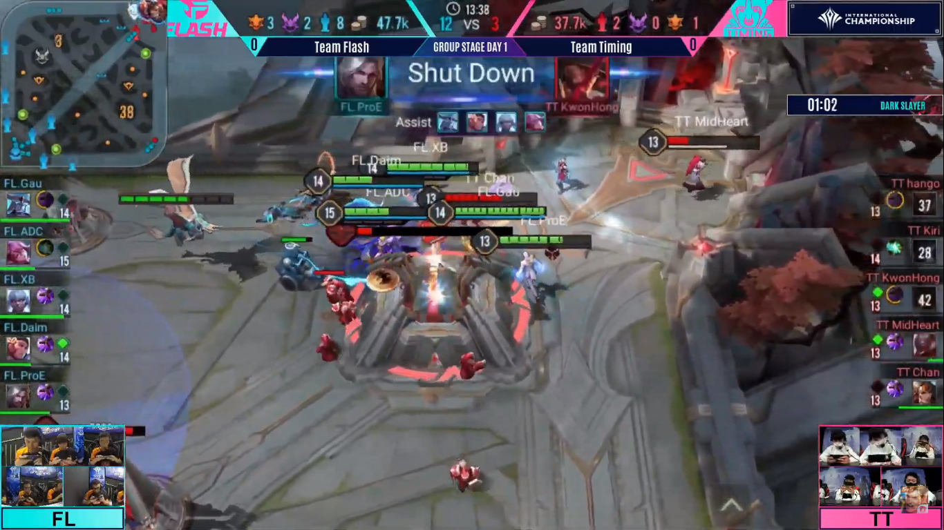 Team Flash 2-0 Team Timing,  Team Flash,  Lien Quan Mobile AIC 2020,  AIC 2020 anh 1